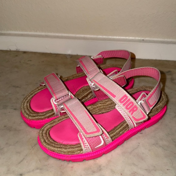 Dior Pink Dioract Sandals - Picture 3 of 10